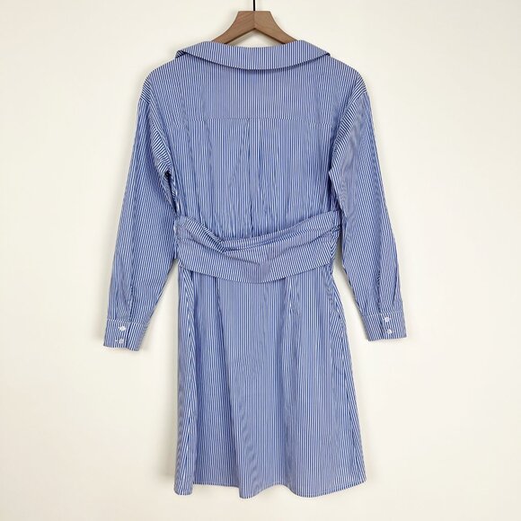 Anthropologie Hackney Shirt Dress Mini Midi Coastal Beach Quiet Luxury Old Money - Picture 9 of 11